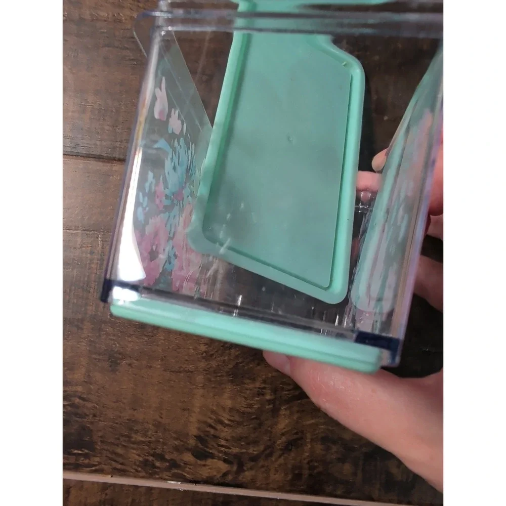 The Pioneer Woman 🦋 Floral Acrylic Storage Container for Cheese Grater 🦋
